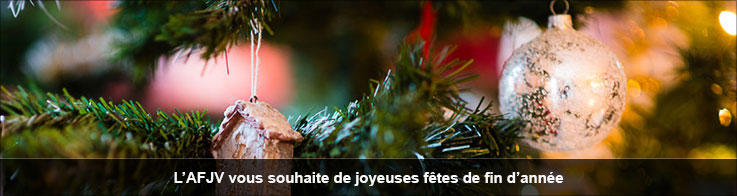 L'AFJV vous souhaite de joyeuses fêtes de fin d'année