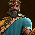 Gilgamesh a la tete des Sumeriens dans Civilization VI (PC)